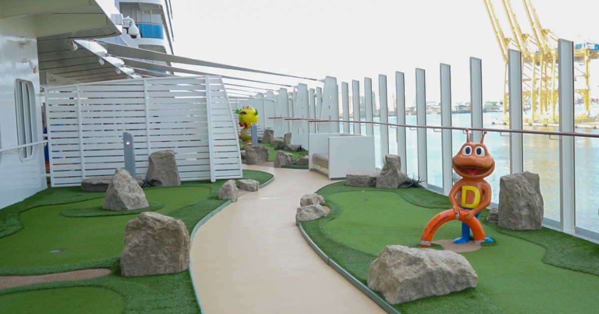 Minigolf Bild